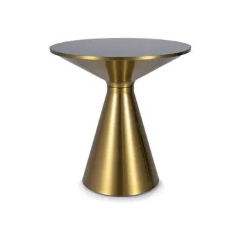 Masa de cafea Seti negru/auriu o50/h53 imagine