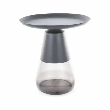 Masa de cafea Tiffany A negru/negru o50/h52 cm imagine