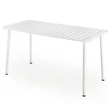 Masa dreptunghiulara Bosco alba L140 cm imagine