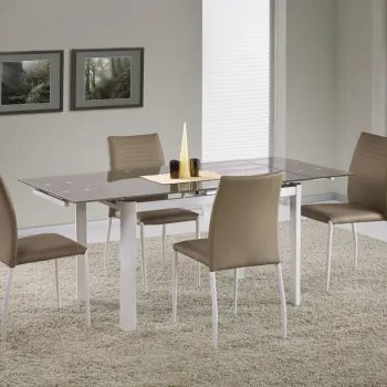 Masa extensibila Alston bej/alb L120-180 cm imagine