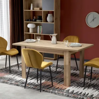 Masa extensibila Bagio stejar artizan/stejar artizan L120-160 cm imagine