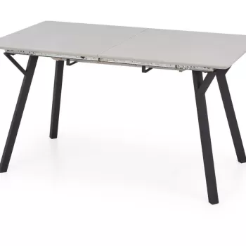 Masa extensibila Balrog 2 L140-180 x l80 x h77 cm gri deschis/negru imagine