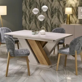 Masa extensibila Brandon casmir/stejar cremona L160-200 cm imagine