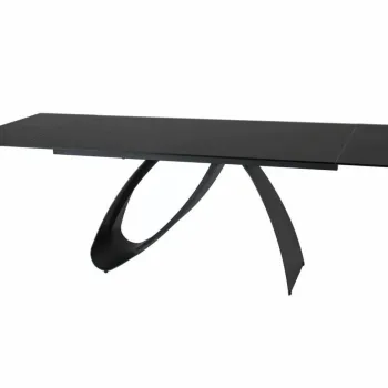 Masa extensibila Diuna negru mat L160-240xl90 cm imagine