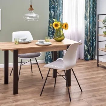 Masa extensibila Gino stejar/negru imagine