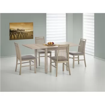 Masa extensibila Gracjan stejar sonoma - L 80-160 x l 80 x h 76 cm imagine