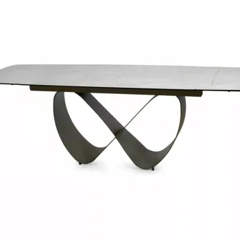 Masa extensibila Infinity Ceramic bej mat/cupru L160-240xl95 cm imagine