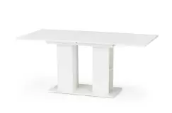 Masa extensibila Kornel alba - L 130-170 x l 80 x h 76 cm imagine