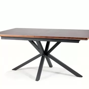 Masa extensibila Logan nuc/negru - L160-200 x l90 x h75 cm imagine