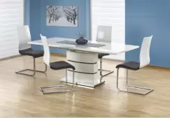 Masa extensibila metal + MDF Nobel - L 160-200 x l 90 x h 75 cm imagine