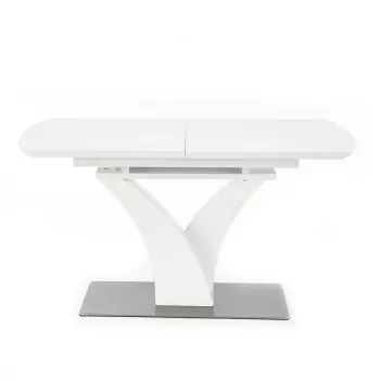 Masa extensibila Palermo alba - L 140-180 x l 80 x h 75 cm imagine