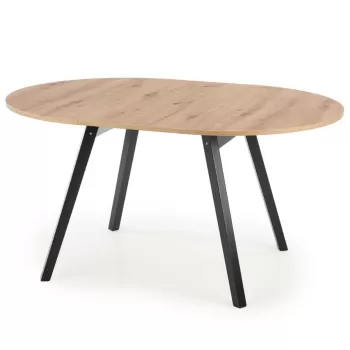 Masa extensibila Ruben stejar - L102-142 x l102 x h73 cm imagine