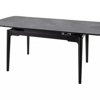 Masa extensibila Sento gri/negru L120-180xl80 cm imagine