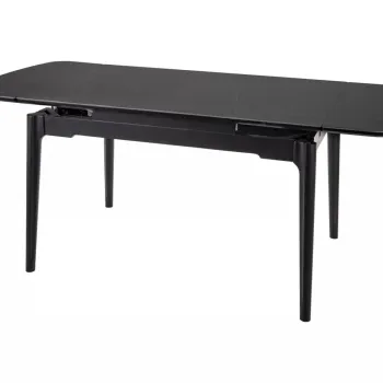 Masa extensibila Sento neagra L120-180xl80 cm imagine