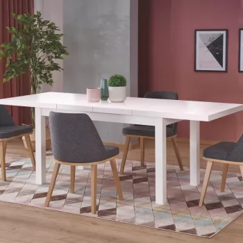 Masa extensibila Tiago 2 alba - L140/220 x l80 x h76 cm imagine