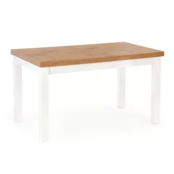 Masa extensibila Tiago lancelot/alb - L 140-220 x l 80 x h 76 cm imagine