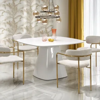 Masa Flavio alba L120 x l120 x H77 imagine