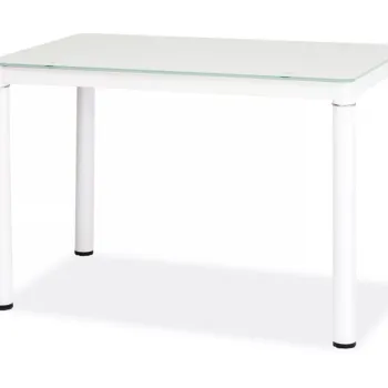Masa Galant alb/alb L100xl60 cm imagine