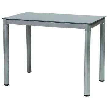 Masa Galant gri/gri L100xl60 cm imagine