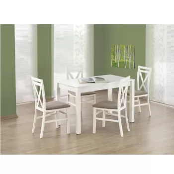 Masa Ksawery alb/alb - L 120 x l 68 x h 76 cm imagine