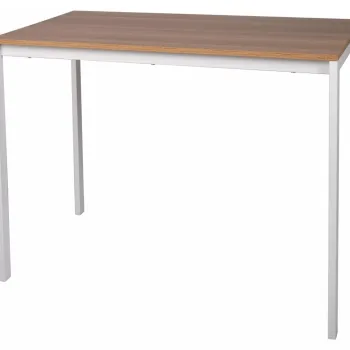 Masa Mario stejar/alb galbui L100xl60 cm imagine