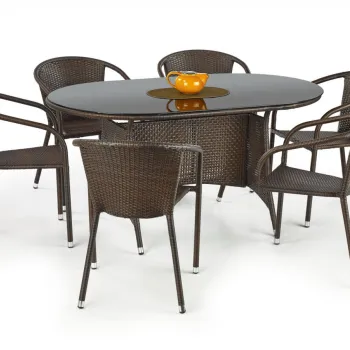 Masa Master rattan/maro L150xl90xh74 cm imagine