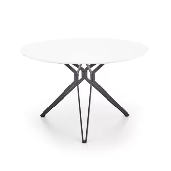 Masa metal + MDF Pixel alba - d 120 x h 76 cm imagine