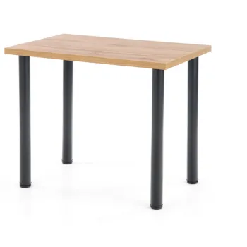 Masa Modex 2 90 cm stejar/negru imagine