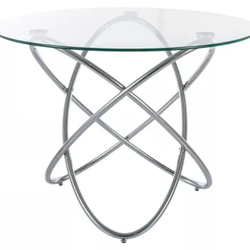 Masa Orbit transparent/crom o100 cm imagine