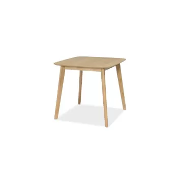 Masa patrata Mosso III natur - L 80 x l 80 x h 75 imagine