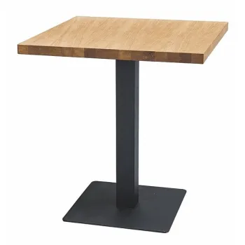 Masa Puro stejar L70xl70xh76 cm imagine