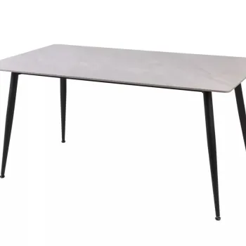 Masa Rion gri/negru L130xl70 cm imagine