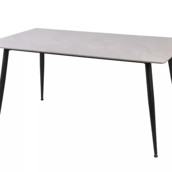 Masa Rion gri/negru L160x90 cm imagine