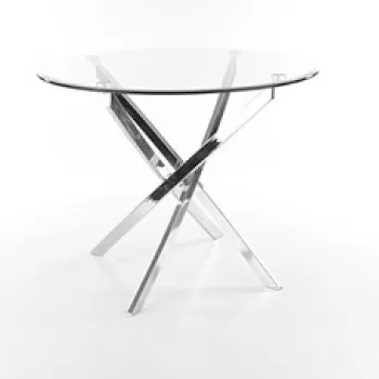 Masa rotunda Agis silver - h 72 x d 90 imagine