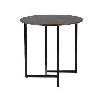 Masa rotunda Alto II maro rustic/negru o80/h76 cm imagine