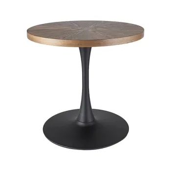 Masa rotunda Amadeo nuc/negru mat o80/h76 imagine