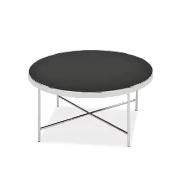 Masa rotunda cafea Gina B Silver - h 40 cm imagine