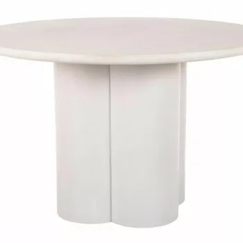 Masa rotunda Rosalia ecru o120/h74 cm imagine