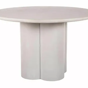 Masa rotunda Rosalia gri deschis o120/h74 cm imagine