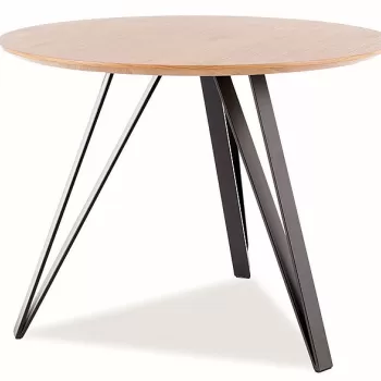 Masa Tetis Stejar - d100xh76 cm imagine