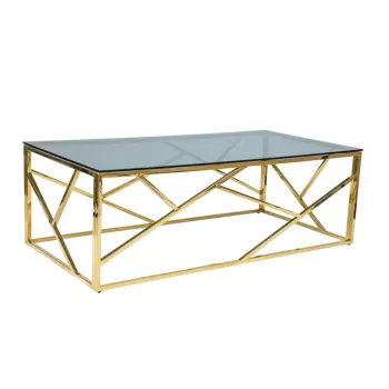 Masuta cafea Escada A gold - L 120 x l 60 x h 40 cm imagine