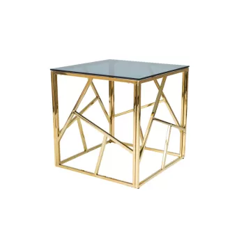 Masuta cafea Escada B gold - L 55 x l 55 x h 55 cm imagine