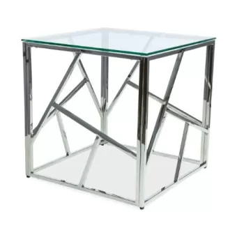 Masuta cafea Escada B Silver - L 55 x l 55 x h 55 cm imagine