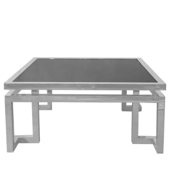 Masuta cafea Florian silver - H45 cm imagine