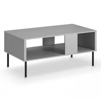 Masuta de cafea Asensio LAW-1 gri deschis/negru L110 cm imagine