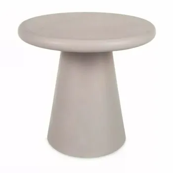 Masuta de cafea Aurora gri deschis o45/h50 cm imagine