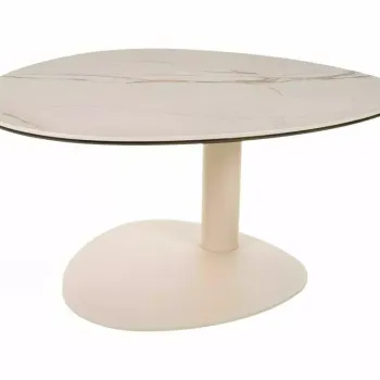 Masuta de cafea Ciao A bej mat / casmir o74/h38 cm imagine