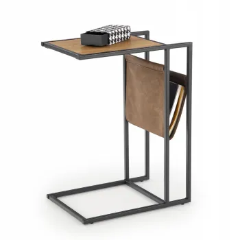 Masuta de cafea Compact stejar auriu/negru imagine