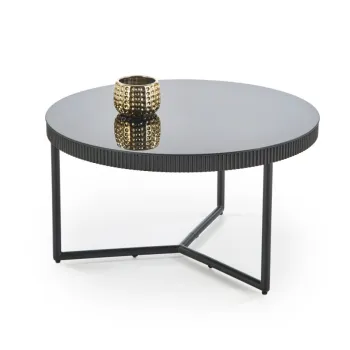 Masuta de cafea Cosmo neagra o80/h45 cm imagine