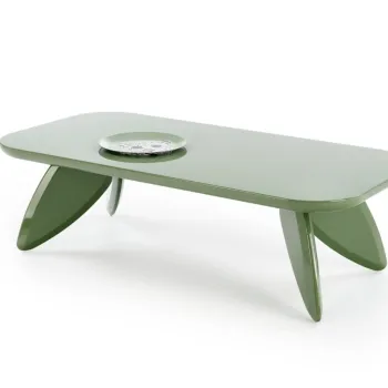 Masuta de cafea dreptunghiulara Soraya verde deschis L120 cm imagine